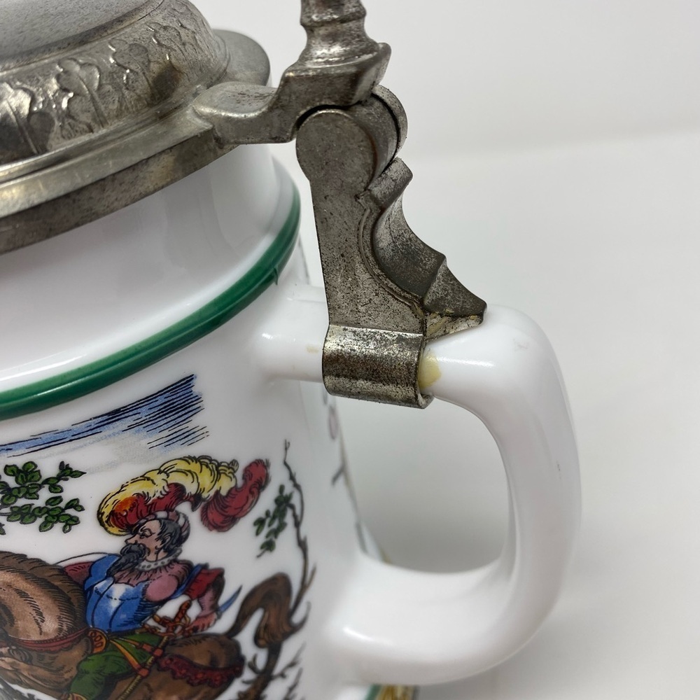 Vintage Original German BMF Beer Stein Mug with Lid - Picture 7 of 8